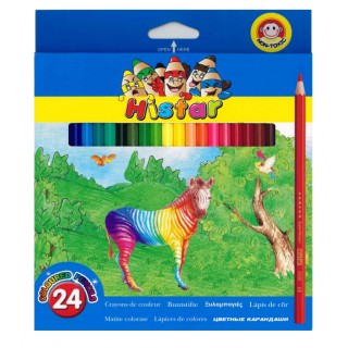 LÁPIS DE COR FLAMINGO 24 CORES